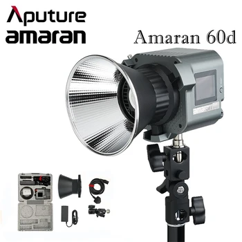 Aputure Amaran COB 60x 60D Bi-Color LED Luz de Vídeo Studio DIODO emissor de luz 2700K~6500K 60W Iluminação da Fotografia Bluetooth de Controle de Aplicativo