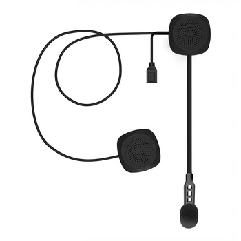 Sem fio Bluetooth Compatível 5.0 Fone de ouvido do Capacete da Motocicleta alto-Falantes do Fone de ouvido Mãos livres Chamada de Leitor de Música Mp3 para Moto