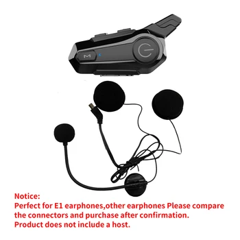 Capacete de motociclista Fone de ouvido Bluetooth com Microfone alto-Falante Fone de ouvido Acessórios para Capacete