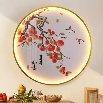SOFITY Moderna Imagem da Lâmpada de Parede LED Chinês Criativa Circular Mural Candeeiro de Luz Para a Casa Sala de Estudo do Corredor de Decoração