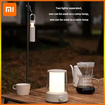 Xiaomi Mijia Dividir Luzes de Camping Lanterna de Luz Ambiente Luz de Camping 3 em 1 Camp luzes Mihome Aplicativo controle Inteligente MJLYD001QW
