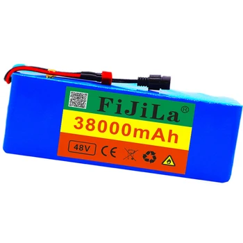 18650 batterie pack 1000W de potência de alta batterien 54,6 V 38000mAh Ebike elektrische fahrrad BMS mit Ladegerät T-stecker