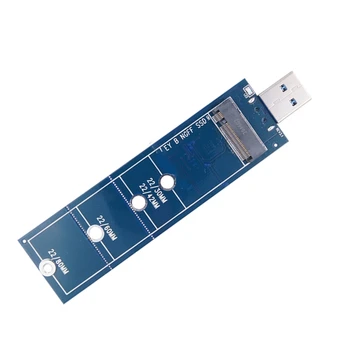 77JC NVMe para Adaptador USB M. 2 SSD de Cartão do USB 3.0 M Chave de disco Rígido do PC Converter Leitor Portátil SSD suporta OS 2242 2280 2260