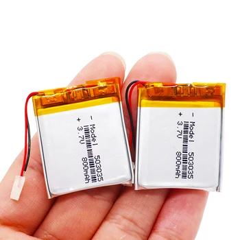 Bateria de polímero de 800 Mah 3.7 V 503035 Casa Inteligente Falantes Bateria do Li-íon Para Dvd,GPS,mp3,mp4,E-book, Fone de ouvido,alto-Falante Bluetooth