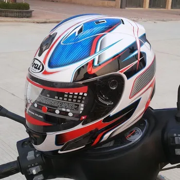 Capacete Rx7 - Japans Superior Rr5 Pedro do Capacete da Motocicleta de Corrida Capacete Full Face Capacete de Moto,o capacete