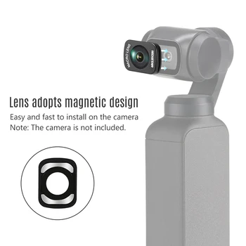 Mini Micro Lente Magnética de Adsorção de Design DJI OSMO Bolso Portátil Cardan Acessórios para câmeras