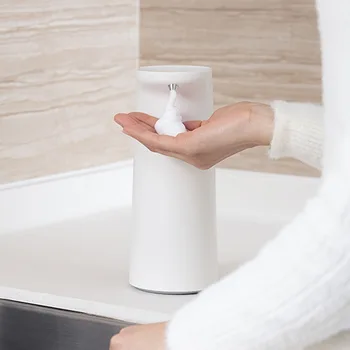 Novo Touchless Automática de Espuma de Sabão Dispensador de Infravermelho do Sensor de Movimento Automático da Mão Arruela Versão da Bateria para a Cozinha casa de Banho