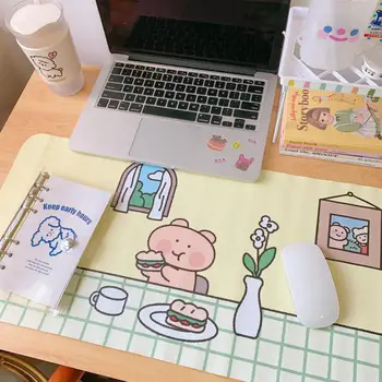Tabela Esteira de Alta qualidade, Bonito Impermeável Cartoon Mouse Pad em PVC Mouse Pad Macio Grande Impermeável Tabela Tapete para Casa