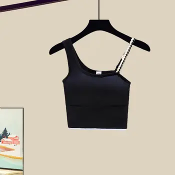 Estilo coreano Protetor solar Camisa de Chiffon com Alça de Corrente Colete Cordão Shorts Pedaço de Três Mulheres Elegantes a Calça do Conjunto de Roupas Casuais
