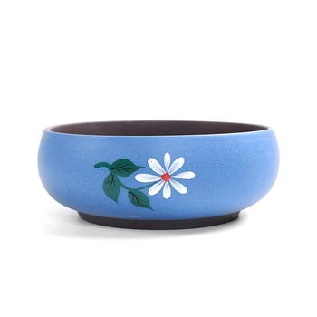 Japonês Pintado À Mão Flósculo De Cerâmica Grande Vaso De Flores Simples Hidropônico Verde Das Plantas Em Vasos De Decoração Criativa De Jardinagem