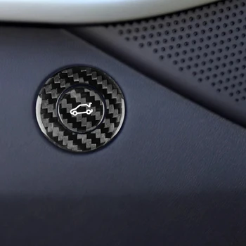 Real Rígido De Fibra De Carbono Para O Chevrolet Camaro 2016-2023 Porta Tronco Mudar Anel De Guarnição