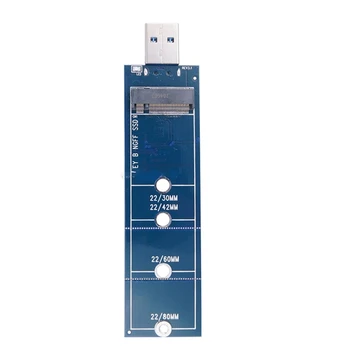 77JC NVMe para Adaptador USB M. 2 SSD de Cartão do USB 3.0 M Chave de disco Rígido do PC Converter Leitor Portátil SSD suporta OS 2242 2280 2260