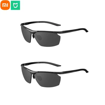 Original Novo Xiaomi Mijia Esporte Óculos de sol Curvas de Nylon de Alta Definição de Polarização de Lentes de Proteção UV Prevenção da Poluição por hidrocarbonetos
