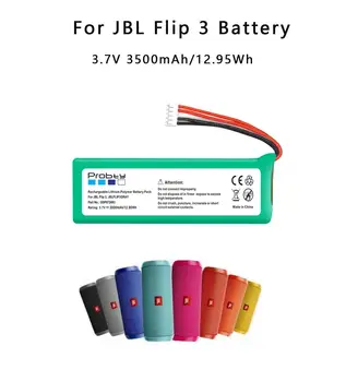 Original Probty 3.7 V 3500mAh Bateria GSP872693 para JBL Flip 3, JBL FLIP3 CINZA+ subdivisão de ferramenta